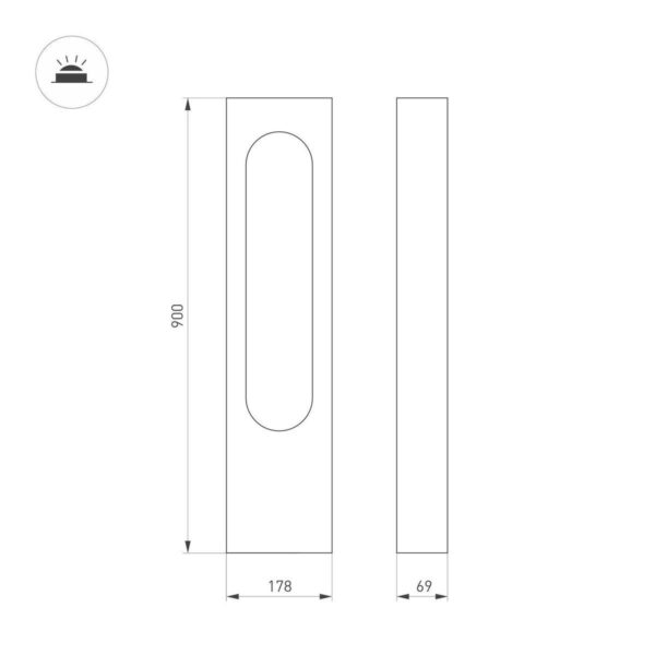 Купить Уличный светодиодный светильник Arlight LGD-Muse-Boll-H900-12W Warm3000 037523 по цене 24002 руб.