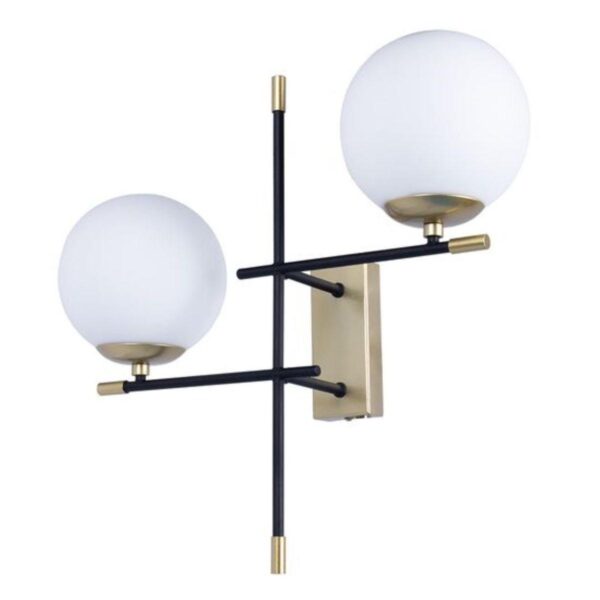 Купить Бра Arte Lamp Arkab A2225AP-2BK по цене 5100 руб.