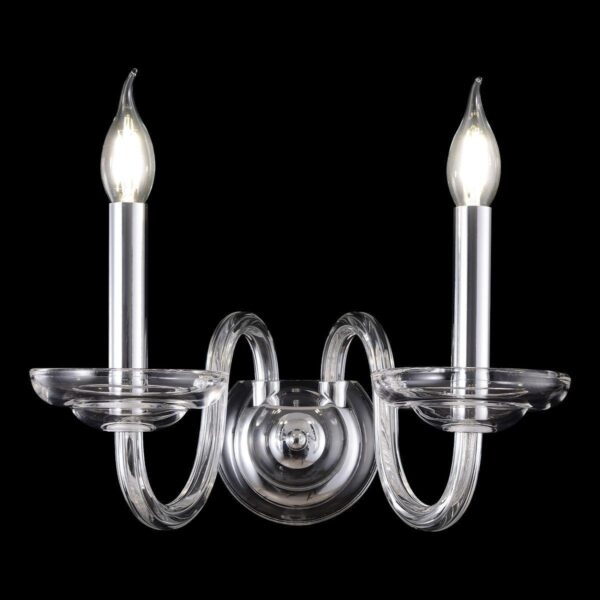 Заказать Бра Crystal Lux ARABESQUE AP2 CHROME с доставкой в Москве и области Купить Бра Crystal Lux ARABESQUE AP2 CHROME по цене 11500 руб.