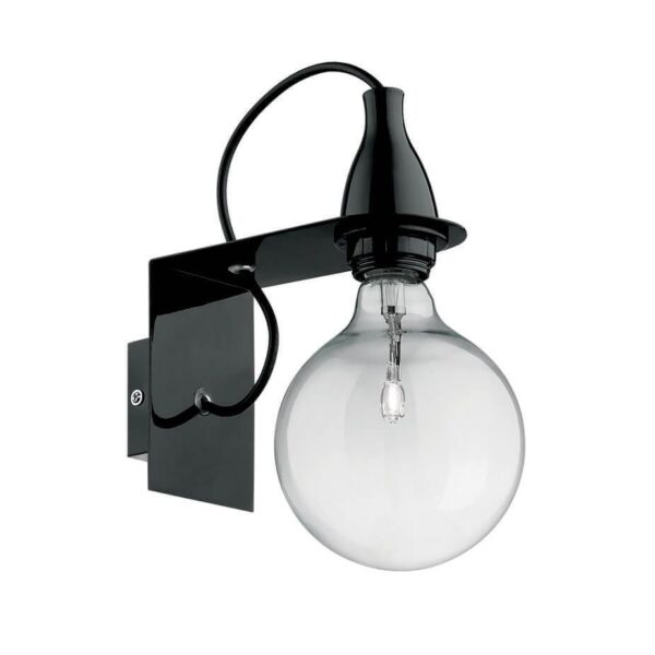 Купить Бра Ideal Lux Minimal AP1 Nero 045214 по цене 12432 руб.