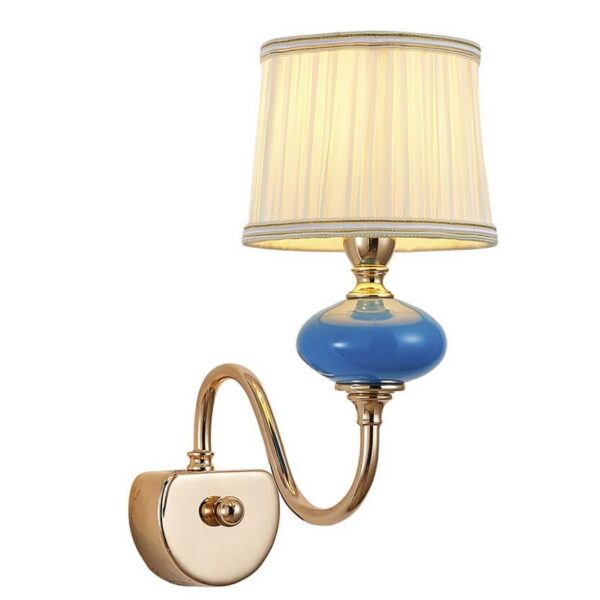 Купить Бра Lumien Hall Макей 1031/1W-GD-PBL-WT по цене 3320 руб.