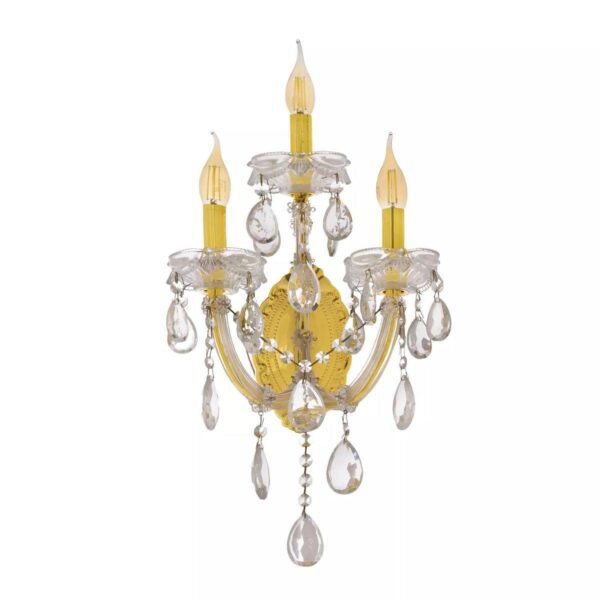 Заказать Бра Lumina Deco Eliza LDW 7030-3 GD с доставкой в Москве и области Купить Бра Lumina Deco Eliza LDW 7030-3 GD по цене 2880 руб.