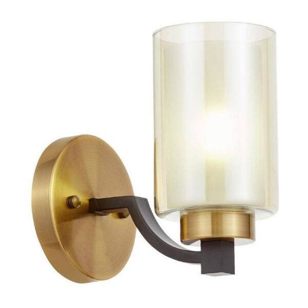 Заказать Бра Lumina Deco Vigatto LDW 1224-1 BK+MD с доставкой в Москве и области Купить Бра Lumina Deco Vigatto LDW 1224-1 BK+MD по цене 5300 руб.