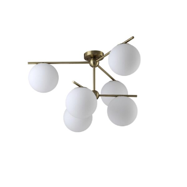 Заказать Подвесная люстра Crystal Lux FELIZ SP-PL6 BRONZE/WHITE с доставкой в Москве и области Купить Подвесная люстра Crystal Lux FELIZ SP-PL6 BRONZE/WHITE по цене 29900 руб.