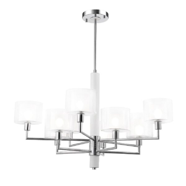 Заказать Подвесная люстра Crystal Lux Maestro SP-PL5+5 Chrome с доставкой в Москве и области Купить Подвесная люстра Crystal Lux Maestro SP-PL5+5 Chrome по цене 29900 руб.