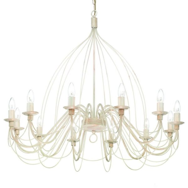 Купить Подвесная люстра Ideal Lux Corte SP12 Bianco Antico 097664 по цене 200722 руб.