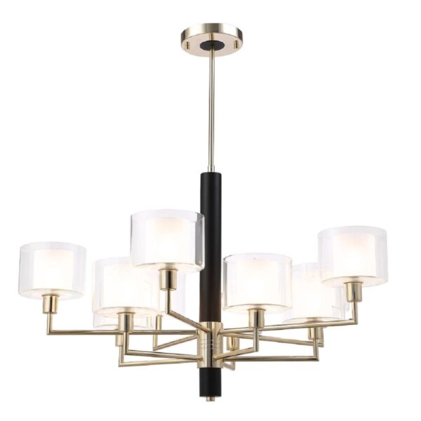 Заказать Потолочная люстра Crystal Lux MAESTRO SP-PL5+5 GOLD с доставкой в Москве и области Купить Потолочная люстра Crystal Lux MAESTRO SP-PL5+5 GOLD по цене 39900 руб.
