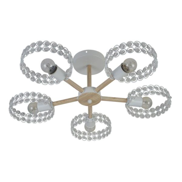 Заказать Потолочная люстра Escada Banjo 679/5P White с доставкой в Москве и области Купить Потолочная люстра Escada Banjo 679/5P White по цене 3840 руб.