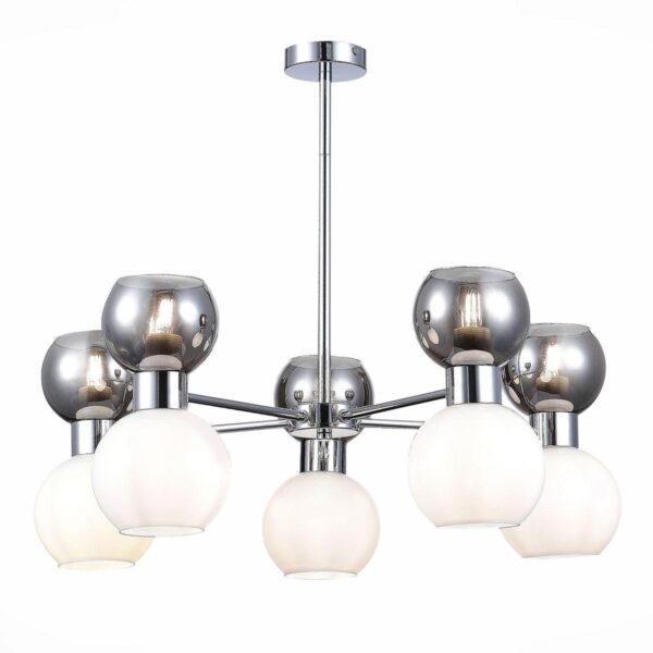 Купить Потолочная люстра Evoluce Thonet SLE1138-102-10 по цене 8413 руб.