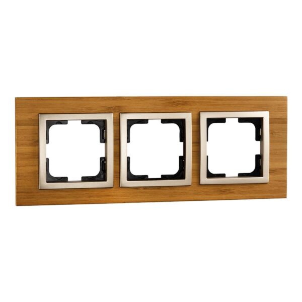 Купить Рамка 3-постовая Mono Electric Style бамбук 107-530000-162 по цене 1836 руб.