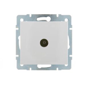Купить ТВ-розетка проходная Lezard Rain белая 703-0288-129 по цене 612 руб.