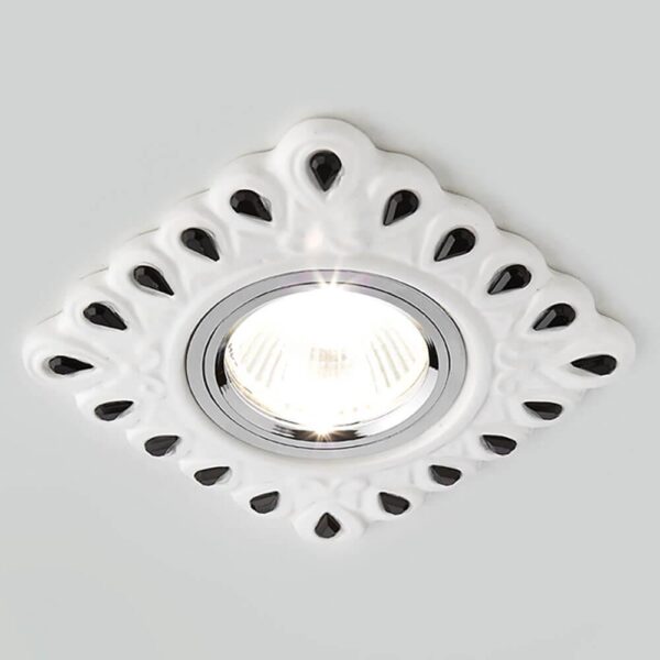 Купить Встраиваемый светильник Ambrella light Desing D5550 W/BK-A по цене 199 руб.