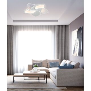 Купить Потолочный cветильник LED4U L1044-550 WH по цене 11000 руб.