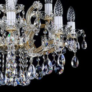 Купить Подвесная люстра Artglass Maria Terezia 28 CE по цене 182566 руб.