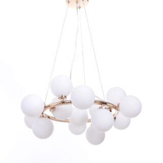 Купить Подвесная люстра Lumina Deco Marsiada LDP 6033-15 GD по цене 20680 руб.