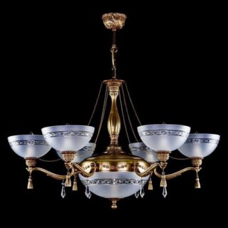 Заказать Подвесная люстра Artglass Goldie VI. Light Patina с доставкой в Москве и области Купить Подвесная люстра Artglass Goldie VI. Light Patina по цене 457841 руб.