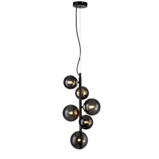 Купить Подвесная люстра Indigo Molecola 11018/6P Black V000197 по цене 16220 руб.