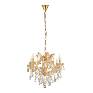 Заказать Подвесная люстра Lumina Deco Eliza LDP 7029-6 GD с доставкой в Москве и области Купить Подвесная люстра Lumina Deco Eliza LDP 7029-6 GD по цене 13600 руб.