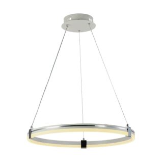 Купить Подвесная светодиодная люстра Profit Light 6043/1 WHT+CHR по цене 2550 руб.