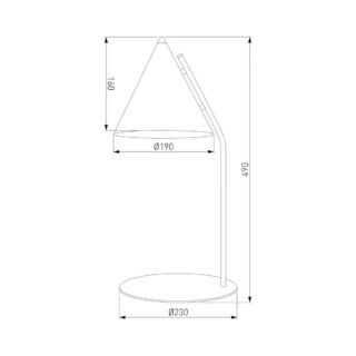 Купить Настольная лампа TK Lighting 16009 Cono по цене 16200 руб.