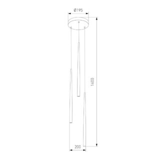 Купить Подвесная люстра TK Lighting 10109 Piano по цене 26800 руб.