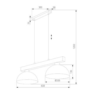 Купить Подвесной светильник TK Lighting 4713 Oslo по цене 34500 руб.