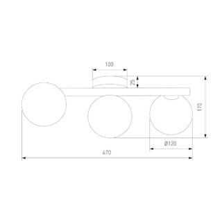 Купить Потолочная люстра TK Lighting 5418 Estera по цене 19300 руб.