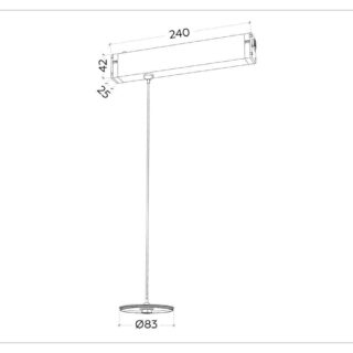 Купить Трековое крепление Ambrella Light DIY Spot A2660 по цене 1340 руб.