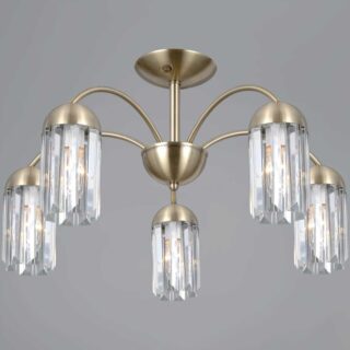 Заказать Люстра Illumico IL0599-5CSQ-24 AB LYRA с доставкой в Москве и области Купить Люстра Illumico IL0599-5CSQ-24 AB LYRA по цене 8470 руб.