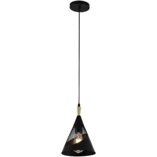 Заказать Люстра Reluce 03250-3.9-01 BK+WOOD с доставкой в Москве и области Купить Люстра Reluce 03250-3.9-01 BK+WOOD по цене 2060 руб.