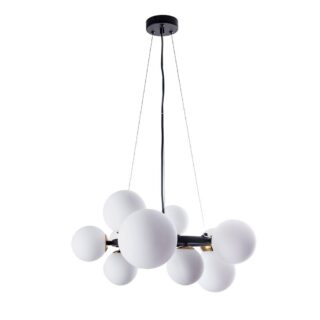 Купить Подвесная люстра Arte Lamp GEMINI A2243SP-10BK по цене 25390 руб.