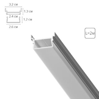 Купить Профиль для лент Arte Lamp PROFILE-ACCESSORIES A700205 по цене 1330 руб.
